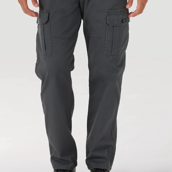Wrangler Five Star Fit Flex Anthracite Cargo Pants Mens Size 30x30 - Picture 1 of 9